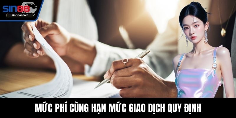 Mức phí cùng hạn mức giao dịch quy định