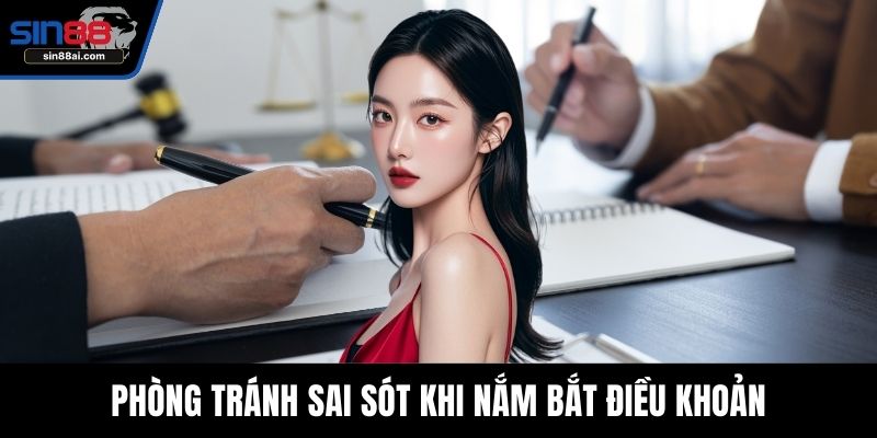 Phòng tránh sai sót khi nắm bắt điều khoản